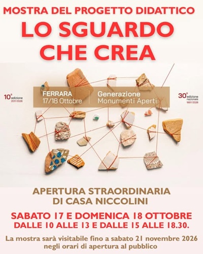 “Monumenti Aperti 2026”: a Casa Niccolini in mostra le creazioni degli studenti delle scuole primarie per il progetto “Lo sguardo che crea”