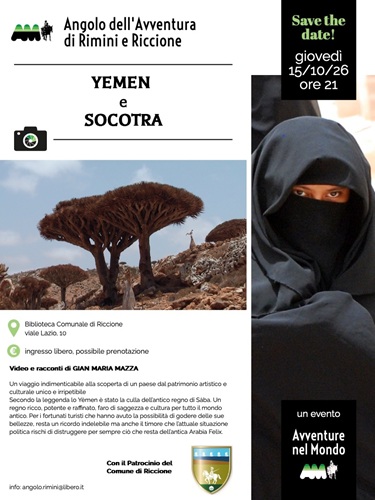 In Biblioteca alla scoperta delle bellezze dello Yemen e dell’isola di Socotra